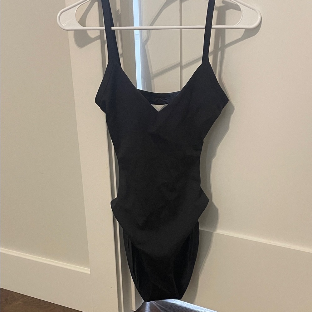 Left On Friday Elegant Black One Piece Swimsuit